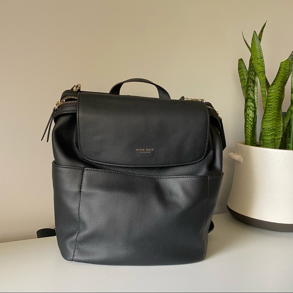 Mina Baie Kinney Mini Backpack Vegan Leather